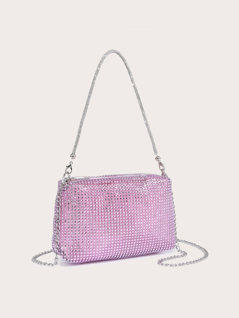 Bolsa Strass Mini Brilhante